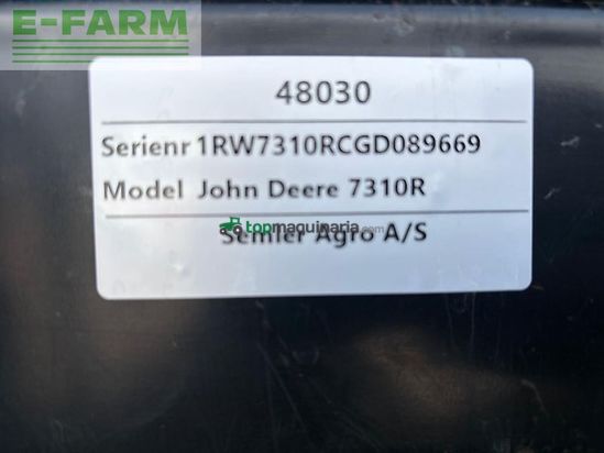 Tractor agrícola - John Deere - 7310r