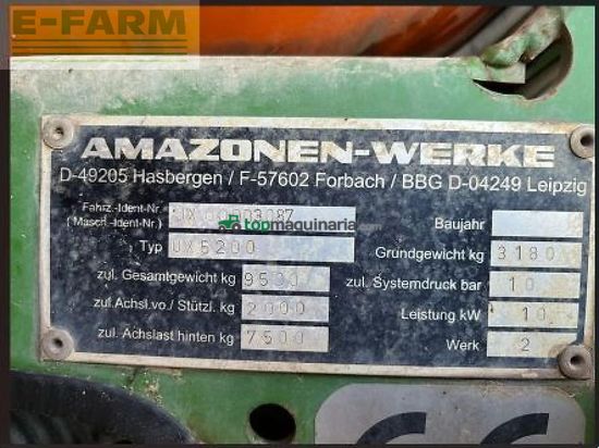 Atomizador - Amazone - ux5200