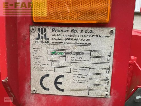 Remolqu agrícola - Pronar - t 185