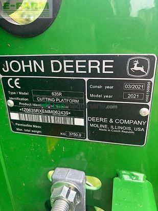 Cabezal - John Deere - 635r my21 (10,70m)