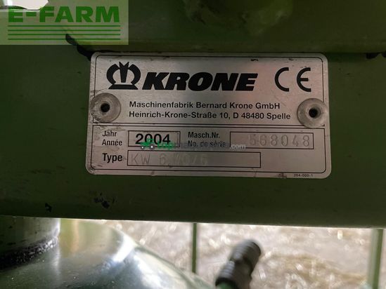 Henificador - Krone - kw 6.70/6
