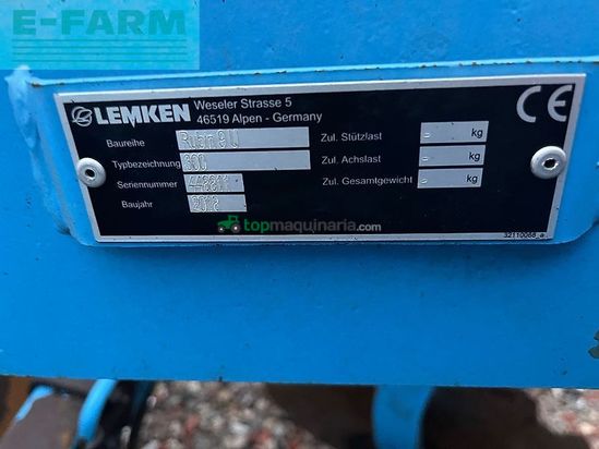 Grada de disco - Lemken - rubin 9/300