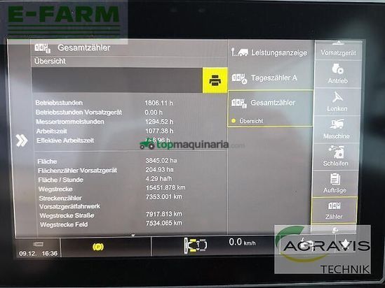 Cosechadora de Cereal - Claas - jaguar 960 terra-trac