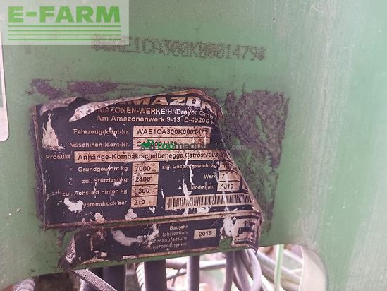 Grada de disco - Amazone - catros 7003-2tx