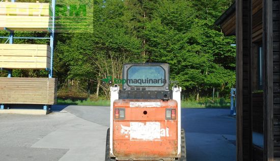 Minicargadora - Bobcat - t140 highflow mit vollkabine + schaufel + gabel