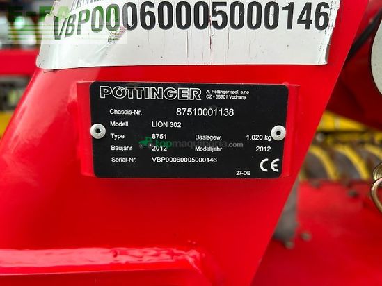 Sembradora - Pöttinger - vitasem 302 a / lion 302