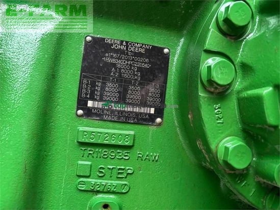 Tractor agrícola - John Deere - 8r340 *garantieverlängerung*