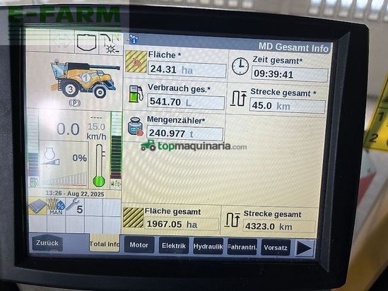 Cosechadora de Cereal - New Holland - cr 9.80