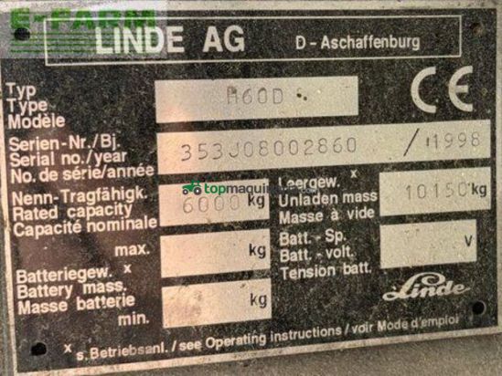 Elevadora - Linde - h 60 d