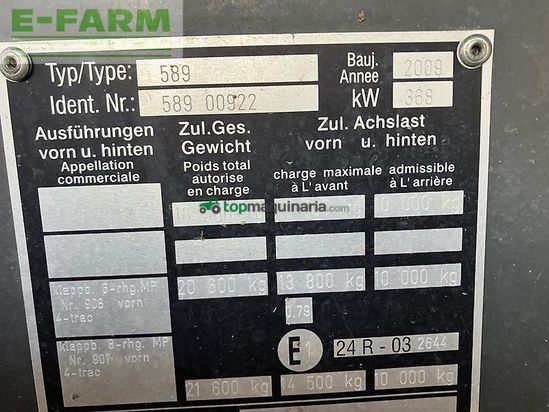 Cosechadora de Cereal - Claas - lexion 600