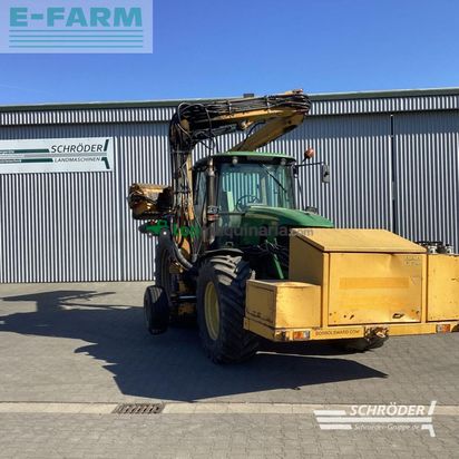 Tractor agrícola - John Deere - 6930 + bos mähausleger + mulchkopf