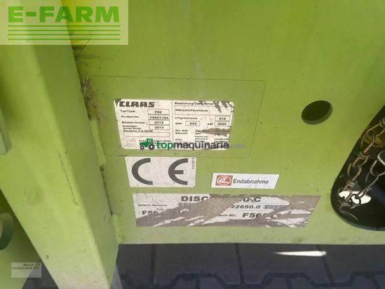 Cortacésped manual - Claas - disco 8400 c contour