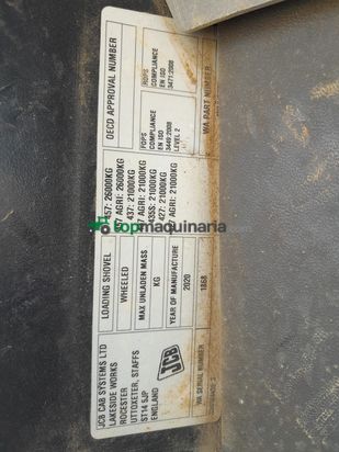 Palas cargadora JCB 457ZX