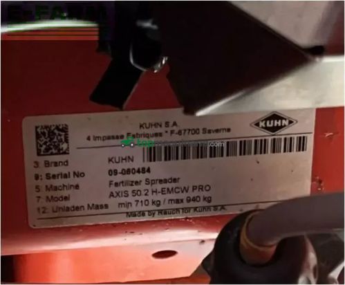 Esparcidor - Kuhn - axis 50.2 w