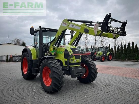 Tractor agrícola - Claas - ares 617 atz + claas fl120 ATZ
