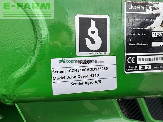 Tractor agrícola - John Deere - 6115r med frontlæsser