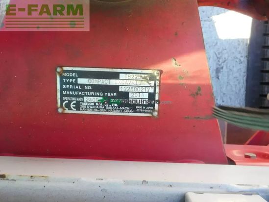 Excavadora - Takeuchi - tb 225 ( 2.400kg ) mit hydr. verstellfahrwerk