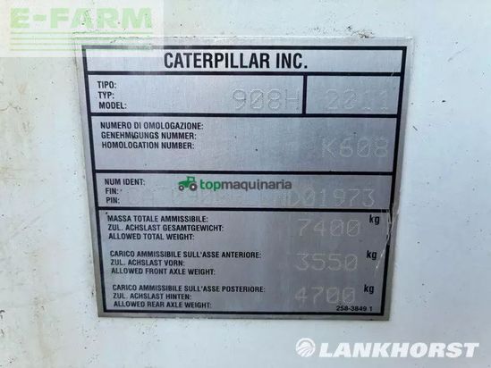 Minicargadora - Caterpillar - 908h