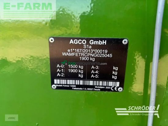 Rastrillo - Fendt - former 10065