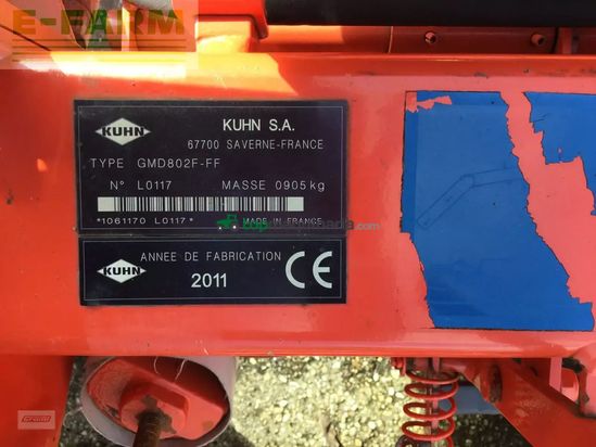 Cortacésped manual - Kuhn - gmd 802 f