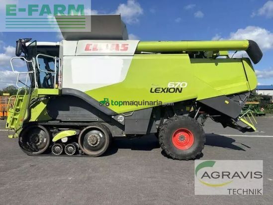 Cosechadora de Cereal - Claas - lexion 670 terra trac