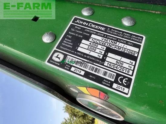 Empacadora gigant - John Deere - v461m