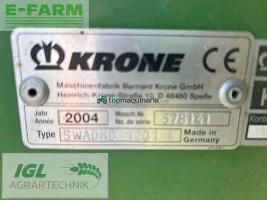 Henificador - Krone - swadro 1201 a
