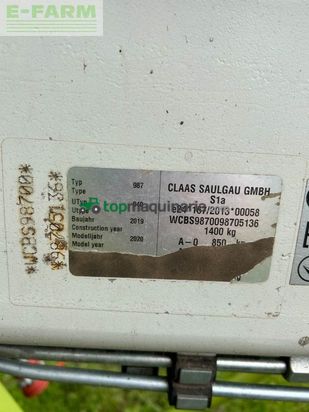 Rastrillo - Claas - liner 2800