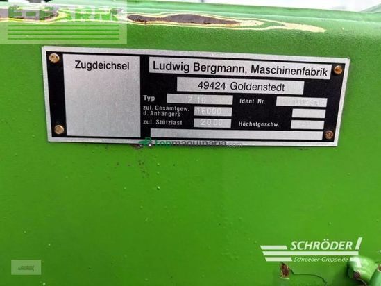 Remolqu agrícola - Bergmann - royal 28 s