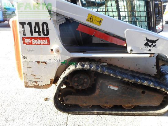 Minicargadora - Bobcat - t140 highflow mit vollkabine + schaufel + gabel
