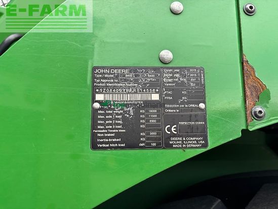 Cosechadora de Cereal - John Deere - 8400i prodrive 40 km/h