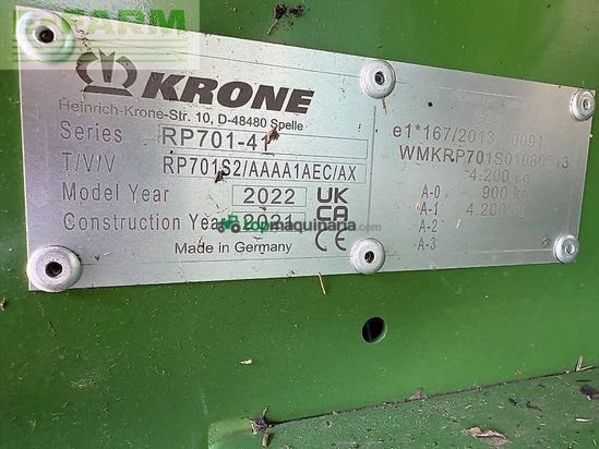 Empacadora gigant - Krone - comprima v 180 xc