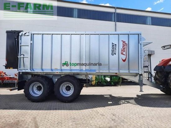 Remolqu agrícola - Fliegl - asw 271 c fox lenkachse 26,5 35m³