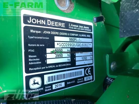 Empacadora gigant - John Deere - 990 maxi cut 25