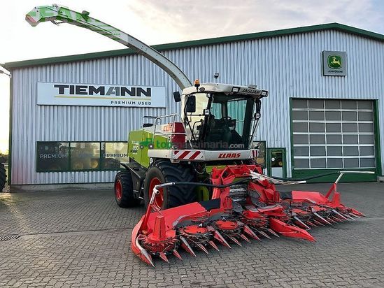 Cosechadora de Cereal - Claas - jaguar 890 mit kemper 360 und pu