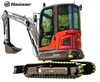 Miniexcavadora - MINIRETROEXCAVADORA HAÜSER XR35 PRO KUBOTA 3CYL 4T.