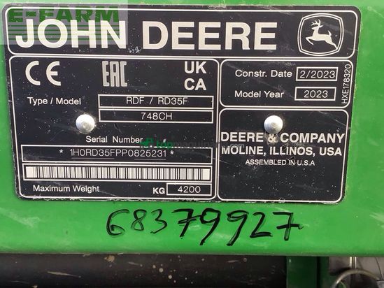 Cosechadora de Cereal - John Deere - S 780