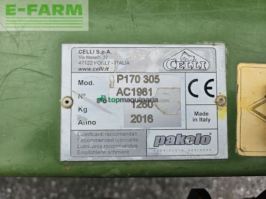 Grada rotativa - Celli - bodenfräse p170 305