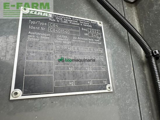 Cosechadora de Cereal - Claas - lexion 6800