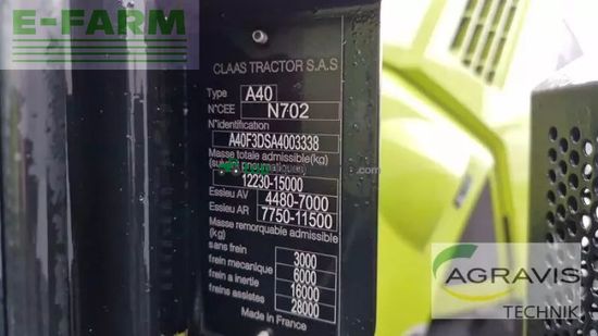 Tractor agrícola - Claas - axion 850