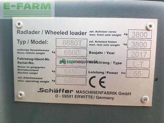 Telescopica -  - schäffer/teleskoplader 6680t