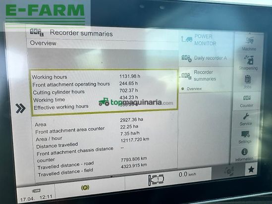 Cosechadora de Cereal - Claas - jaguar 950 e5