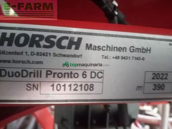 Combinado de siembra - Horsch - pronto 4 dc