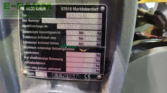 Tractor agrícola - Fendt - 828 vario profiplus