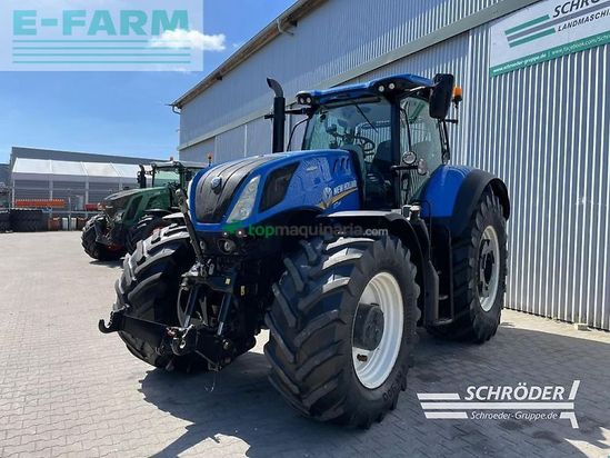 Tractor agrícola - New Holland - t 7.315 ac | gps | radgewichte