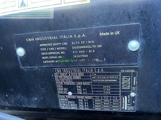 Tractor agrícola - New Holland - t 6.180 dc