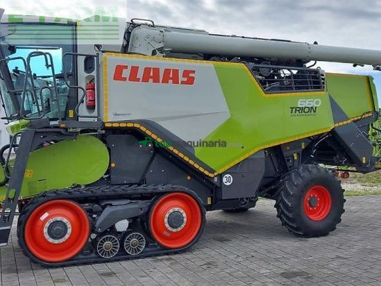 Cosechadora de Cereal - Claas - trion 660 terra trac