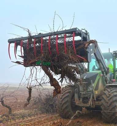 Horca hidráulica desensiladora para tractor y telescópica