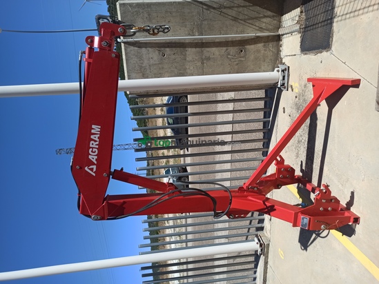 Pluma hidráulica  para tractor