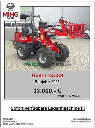 Minicargadora -  - thaler hoflader 2438s